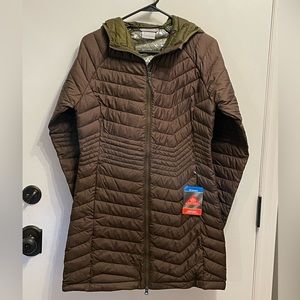 NWT!! Columbia Women's Powder Lite Mid Jacket, Olive Green, Medium